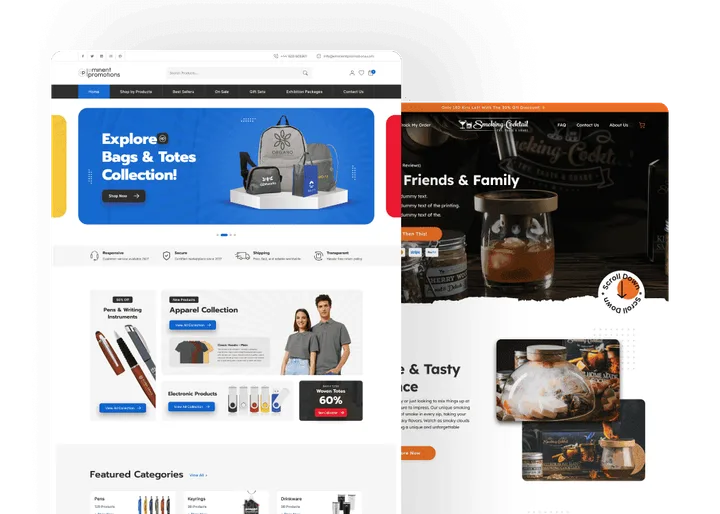 StackAura Shopify store design examples