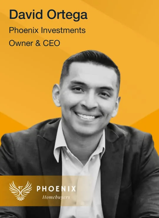 StackAura customer testimonial portrait: David Ortega, Phoenix Investments, Owner & CEO